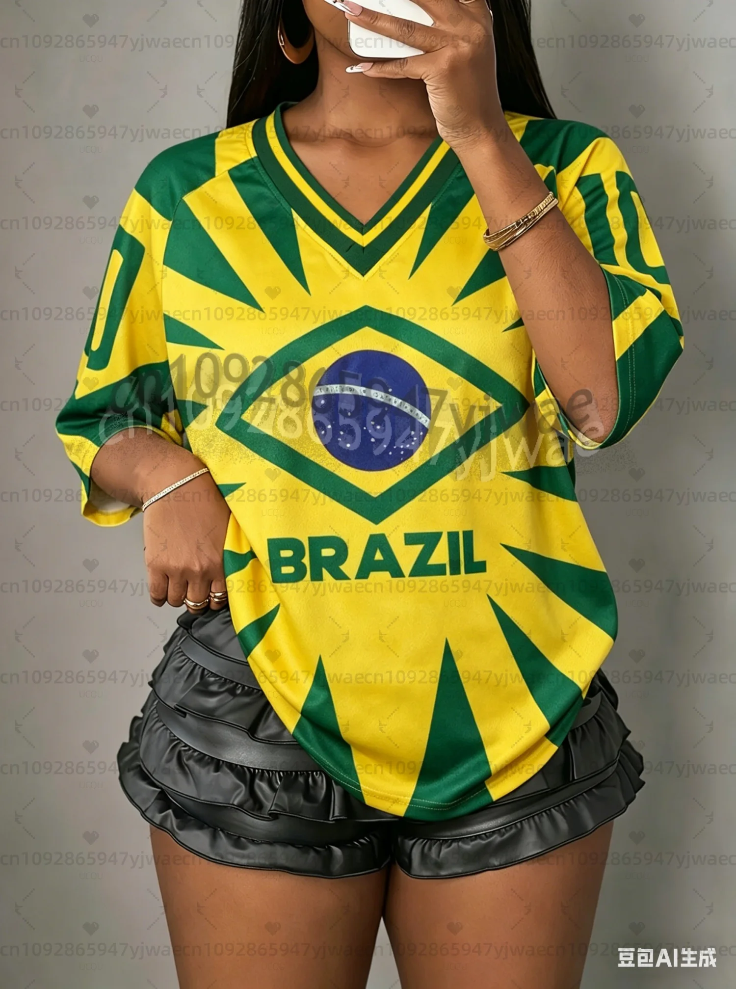 Brasil Flag Football Jersey Women Men Sports T-Shirts Brasil Flag Street Plus Size Soccer Jerseys Unisex Casual Graphic T Shirts