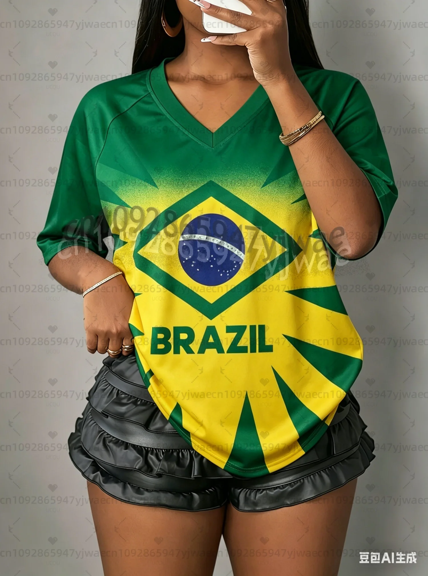 Brasil Flag Football Jersey Women Men Sports T-Shirts Brasil Flag Street Plus Size Soccer Jerseys Unisex Casual Graphic T Shirts