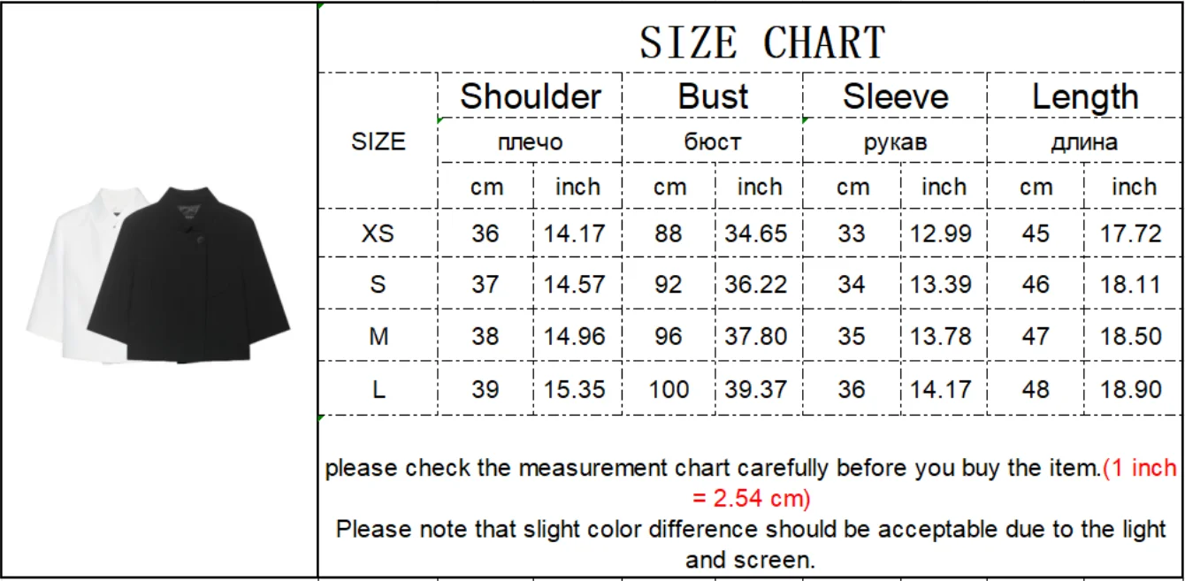 TFMLN 2026 Trendy Women's Suit Coats Stand Collar Half-Sleeve Blazer Solid Color Elegant Minimalist Style OL Fashion Outwear