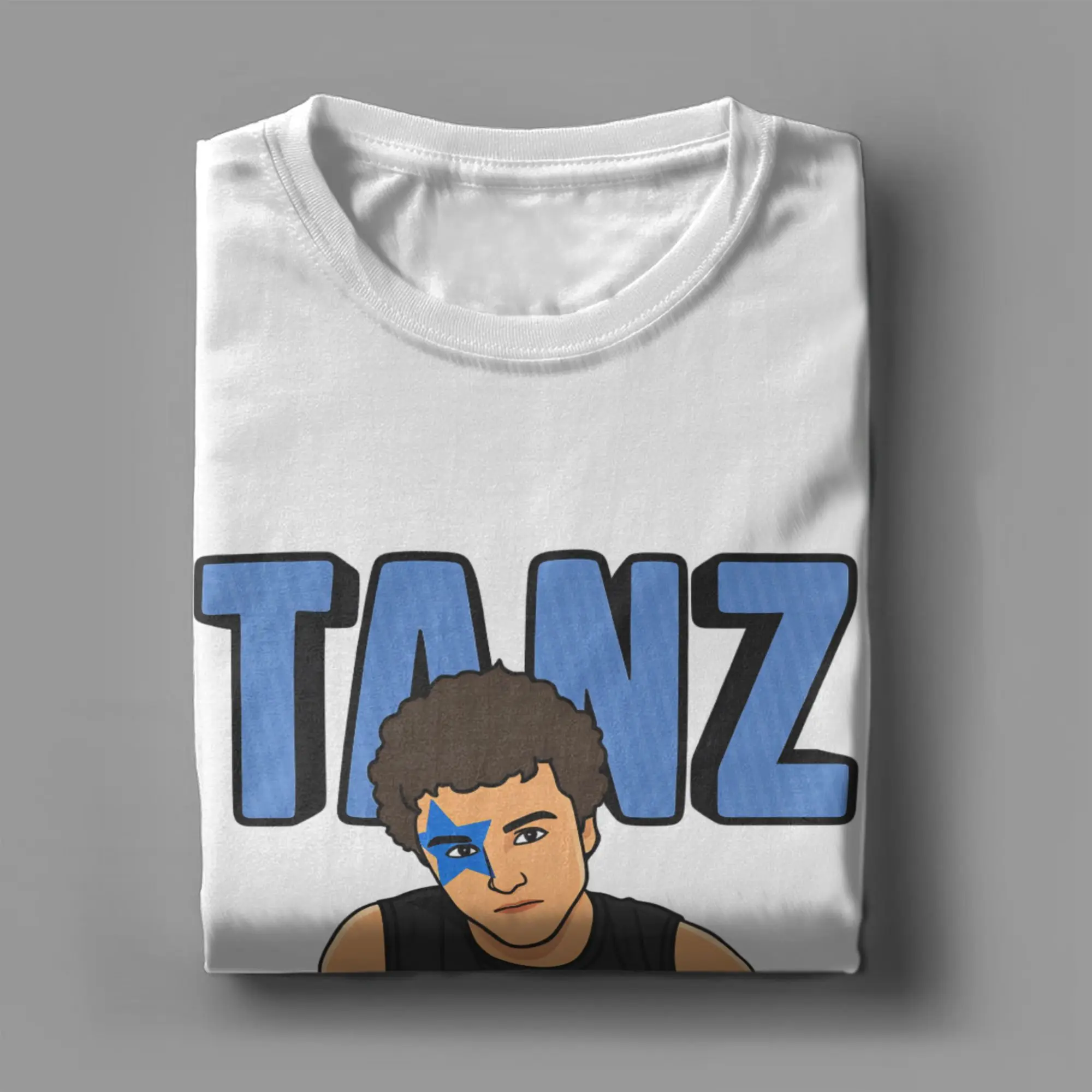 TANZSCHEIN Cosmó Men T Shirts Eurovisions 2026 Awesome Tee Shirt Short Sleeve Round Neck T-Shirt Pure Cotton Summer Clothes