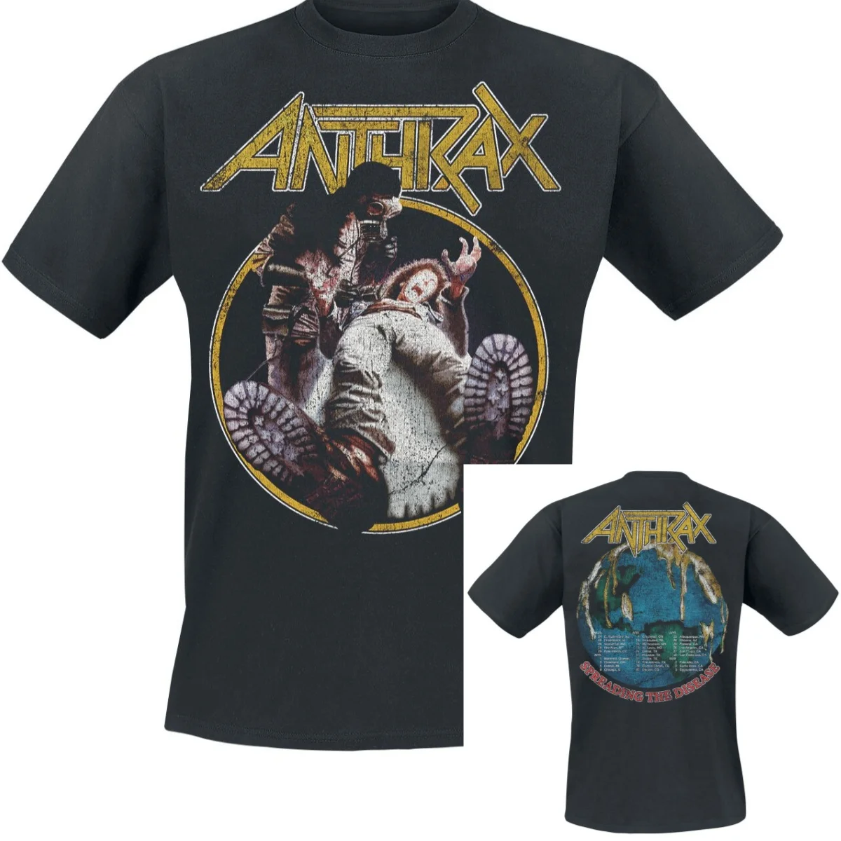 2026 Anthrax T-Shirt Men Women Metal Rock Band Graphic Tee 100% Cotton Summer Streetwear Top