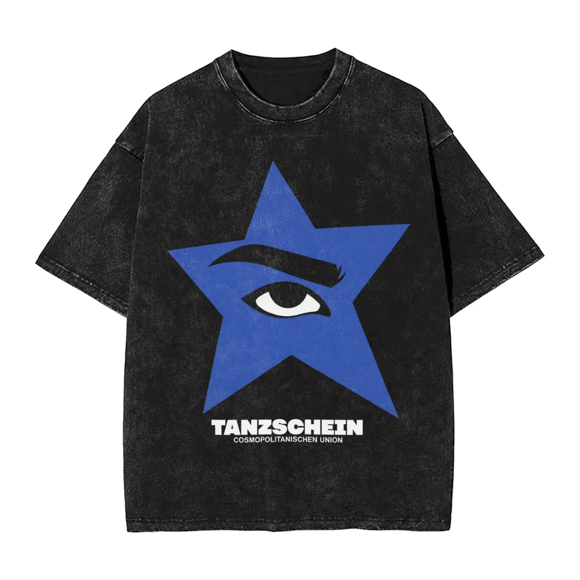 Men's TANZSCHEIN Cosmó T-Shirts Eurovisions 2026 Clothes Summer Y2K Casual Short Sleeves O Neck Hippie Loose Tee Shirt Hot