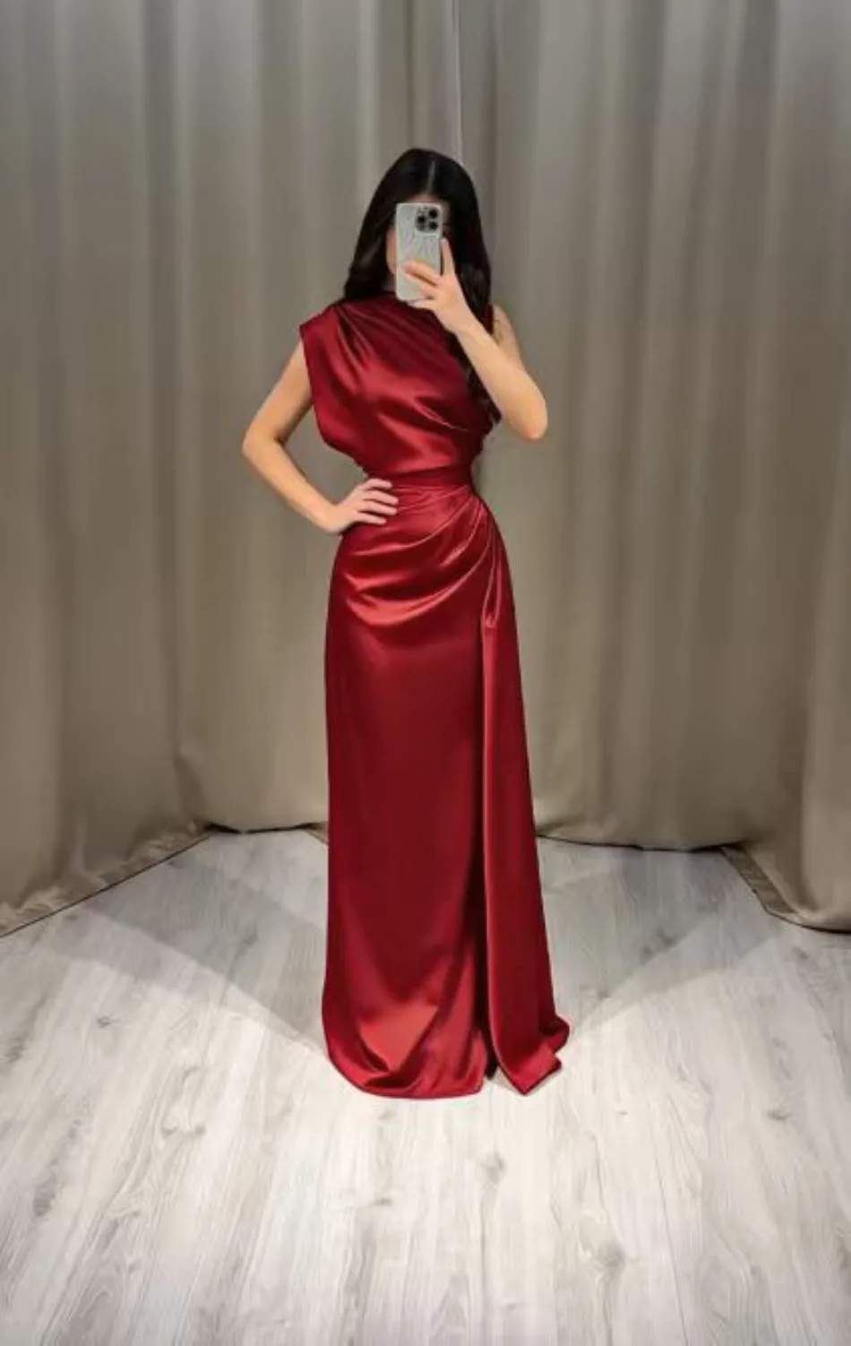 Summer New ElegantSatin Patchwork Maxi Dress Women Sleeveless Ruched Slim Long Dresses Wedding Guest Evening Party Robes