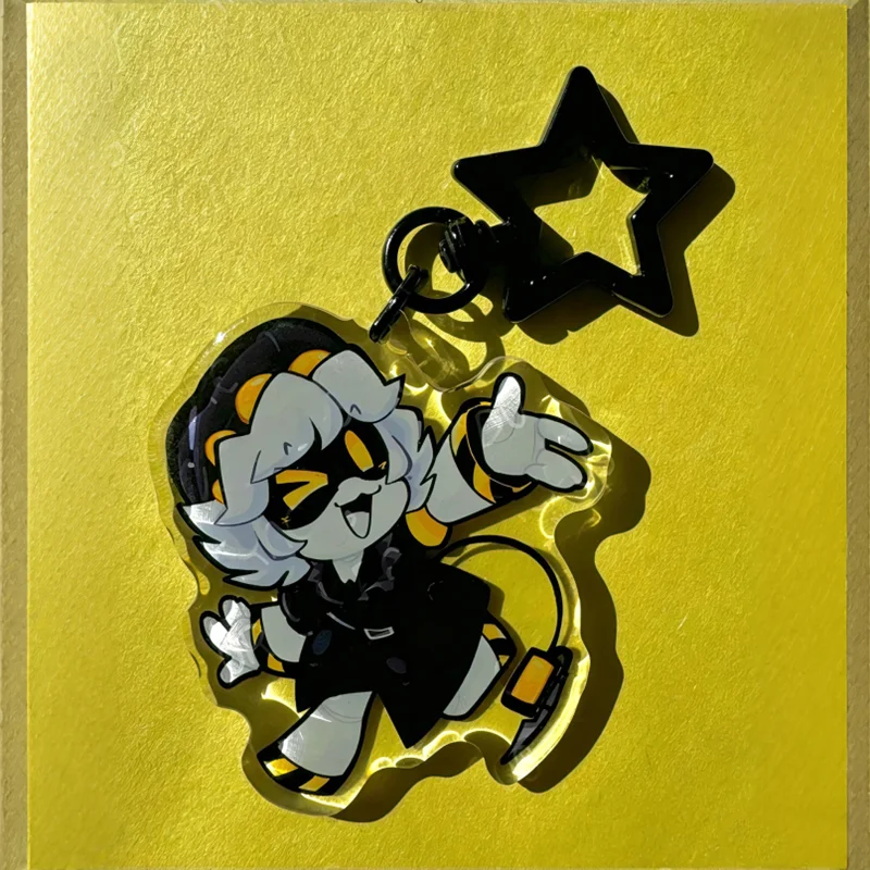 Murder Drones Keychain Set - Uzi N V Chibi Acrylic Charms - Sci-Fi Anime Fan Art Gift - Worker Drone Pendant for Backpack