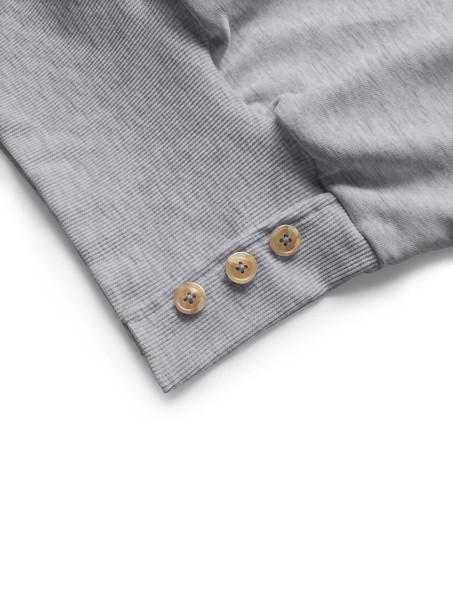 Women Casual Crew Neck Cropped Sweatshirt, Long Sleeve Ruched Waist Button Side Pullover Top, Solid Color Slim Fit Streetwear