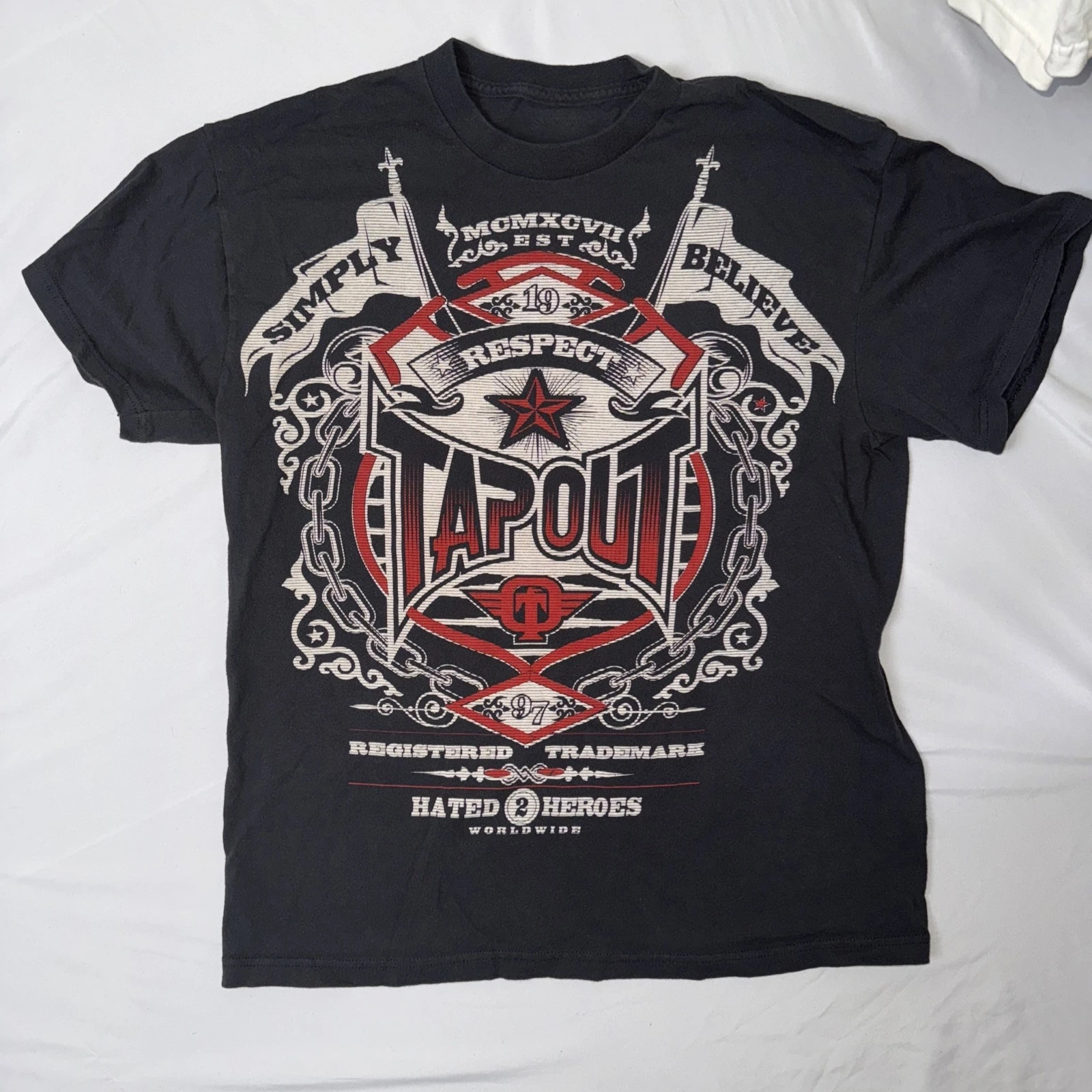 Vintage Y2K Tapout T Shirt Men Women Summer Graphic Print T-shirt USA Y2K 90s Tee Fashion Gothic Streetwear Summer Tee Tops