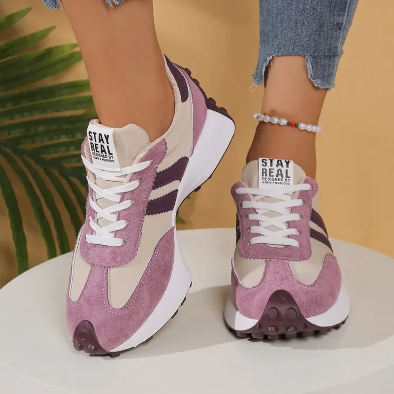 Women's Retro Sneakers Casual Running Shoes Fashion Walking Shoes Lightweight Athletic Tennis Shoes for Ladies
