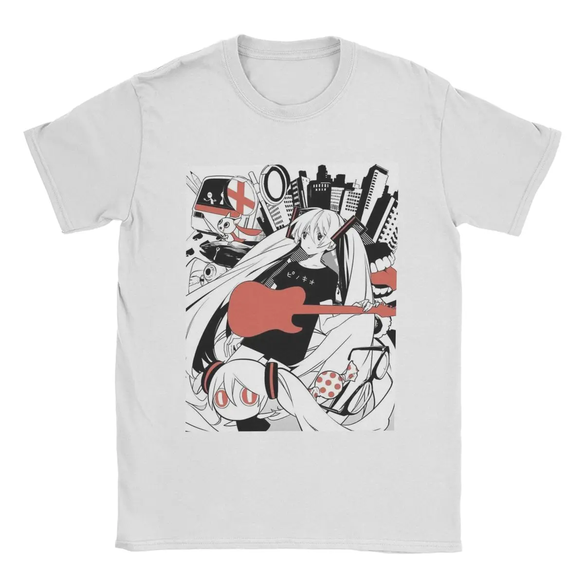 Hatsune Miku The Sound of The Future Anime Printed T-shirt Summer Men's and Women's Trendy Loose Casual Short Sleeve 2026 New