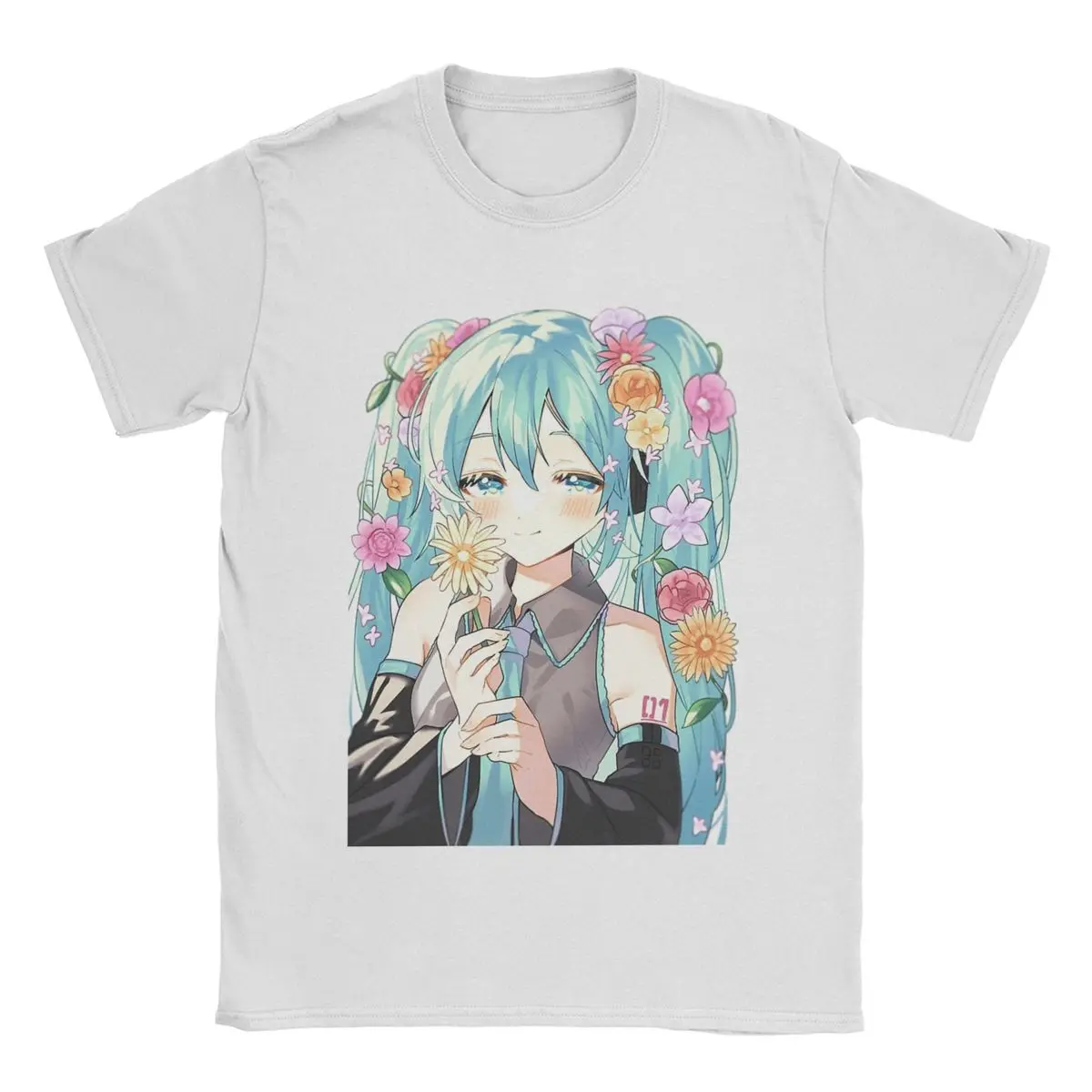 Hatsune Miku The Sound of The Future Anime Printed T-shirt Summer Men's and Women's Trendy Loose Casual Short Sleeve 2026 New