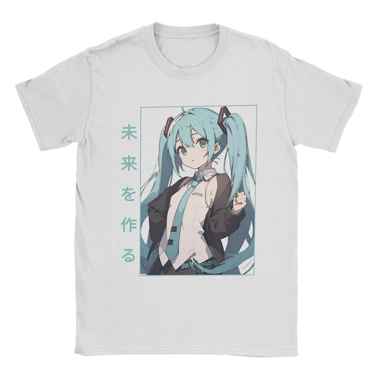 Hatsune Miku The Sound of The Future Anime Printed T-shirt Summer Men's and Women's Trendy Loose Casual Short Sleeve 2026 New