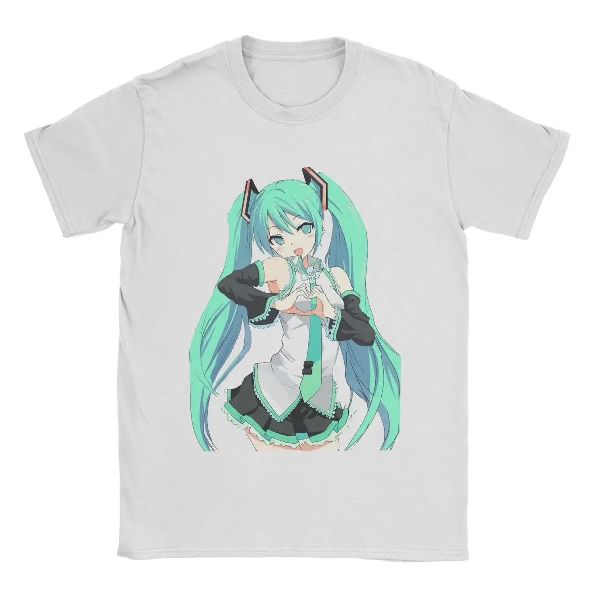 Hatsune Miku The Sound of The Future Anime Printed T-shirt Summer Men's and Women's Trendy Loose Casual Short Sleeve 2026 New