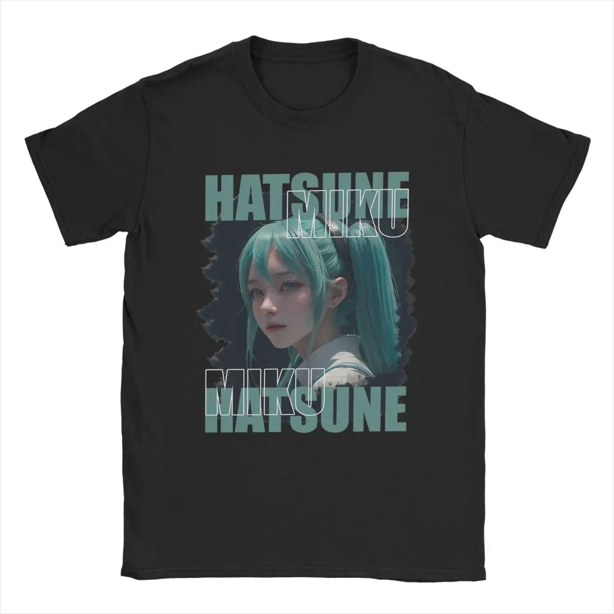 Hatsune Miku The Sound of The Future Anime Printed T-shirt Summer Men's and Women's Trendy Loose Casual Short Sleeve 2026 New