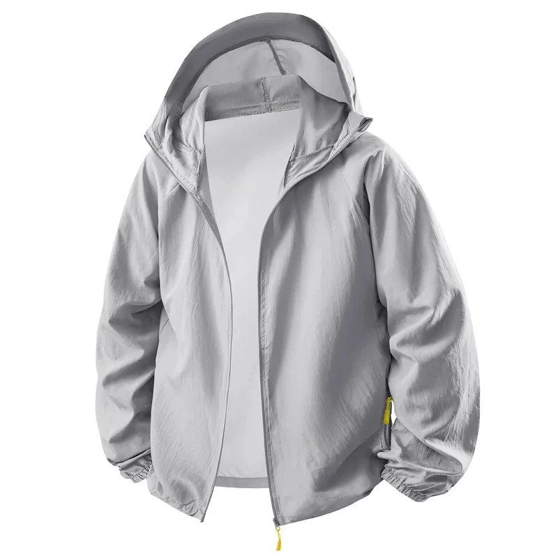 Women Summer Ultra Thin Ice Silk Sunscreen Jacket Breathable Anti-UV Sun Protection Coat Fashion Trendy Outdoor Casual Outerwear