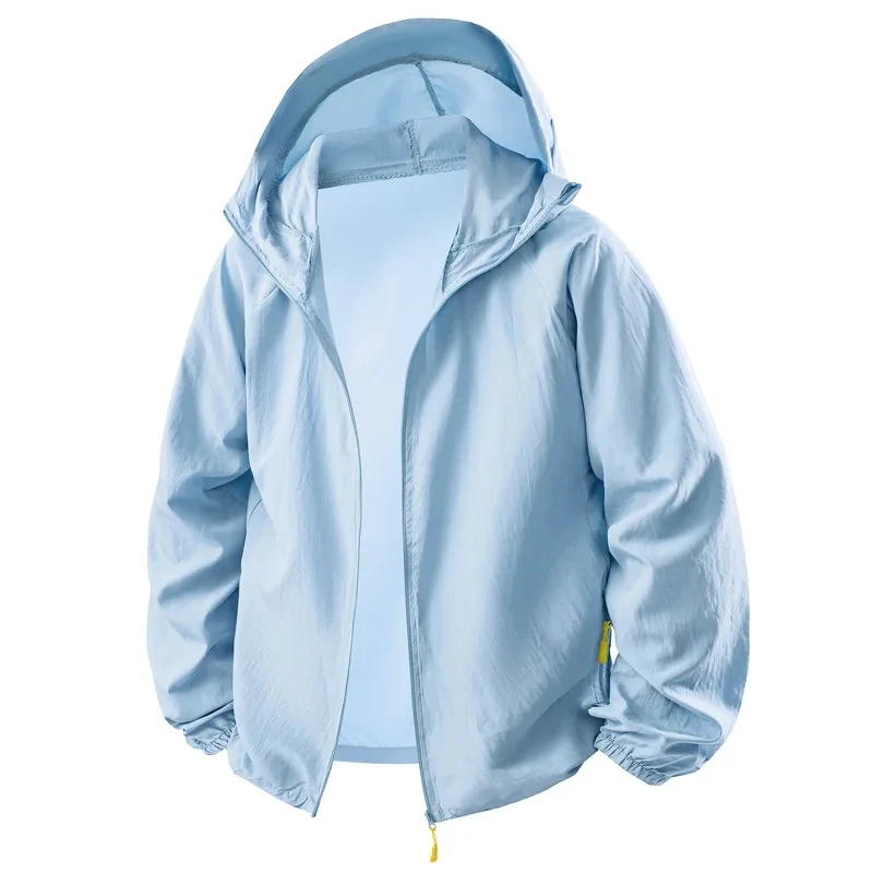 Women Summer Ultra Thin Ice Silk Sunscreen Jacket Breathable Anti-UV Sun Protection Coat Fashion Trendy Outdoor Casual Outerwear