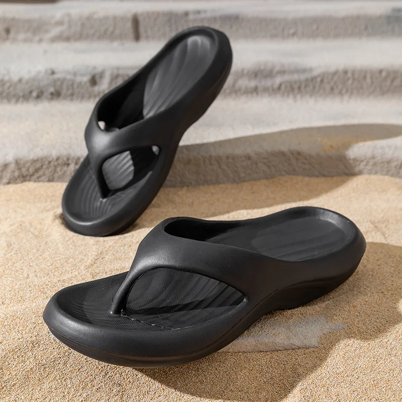 Summer Women's Slippers Thick Soft Sole Non-slip Fashion Men Outdoor Beach Cool Flip-flops Couple Shoes