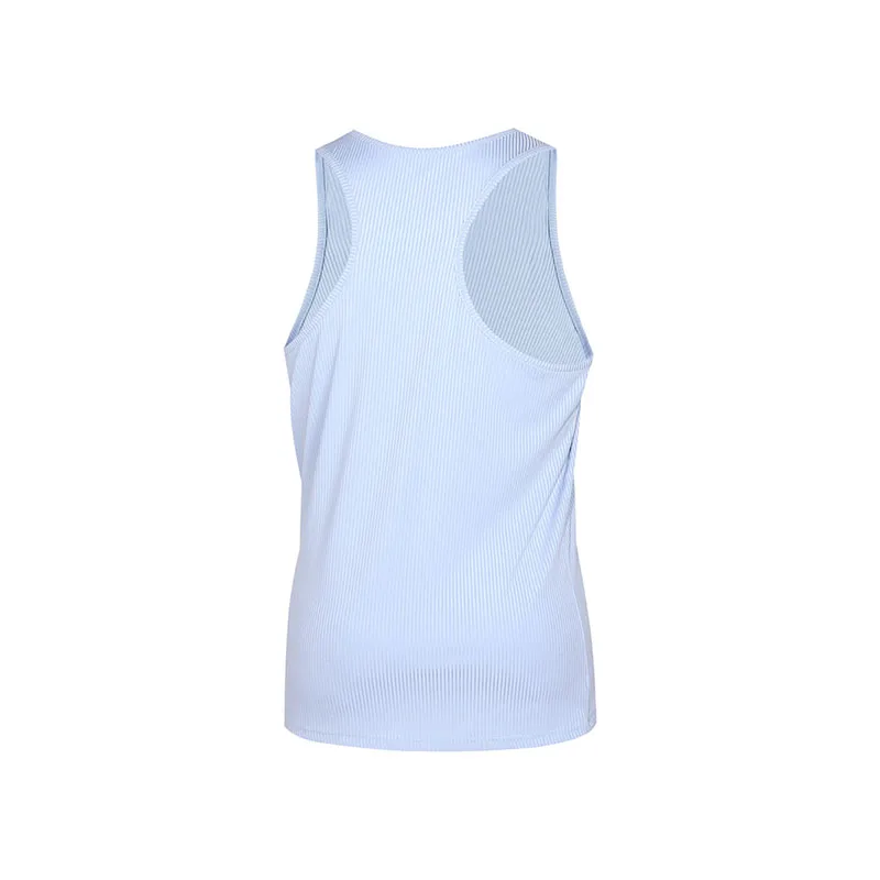 Men's Summer O-neck loose stripe gym Tank top Men Fitness sleeveless pullover Sports Undershirt Elasticity casual vest men tops