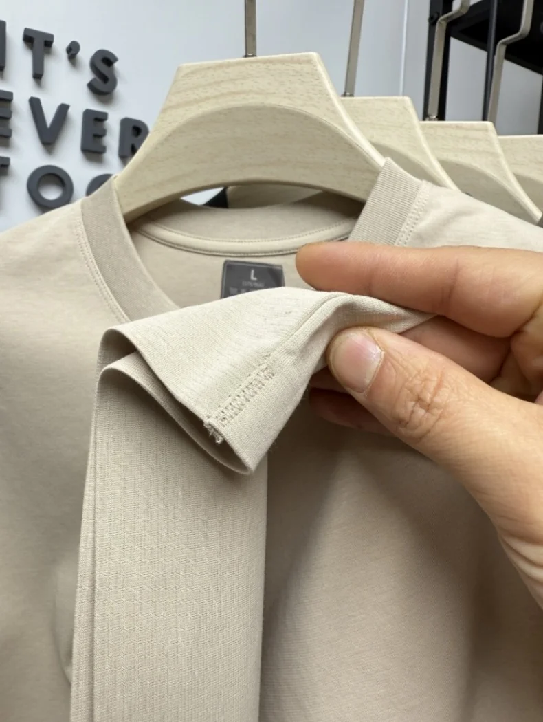 Summer Men's Boutique Printed T-Shirt Anti Wrinkle Comfortable Breathable Casual Short-Sleeved Daily Business Sports Top