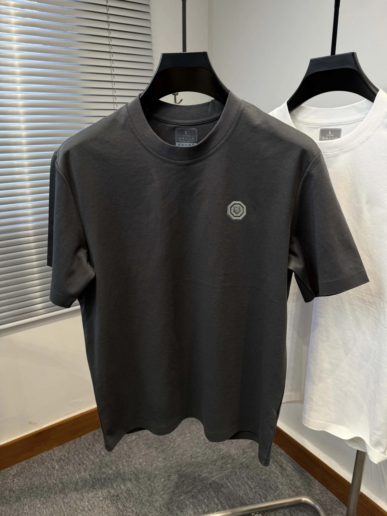 Summer Men's Boutique Printed T-Shirt Anti Wrinkle Comfortable Breathable Casual Short-Sleeved Daily Business Sports Top