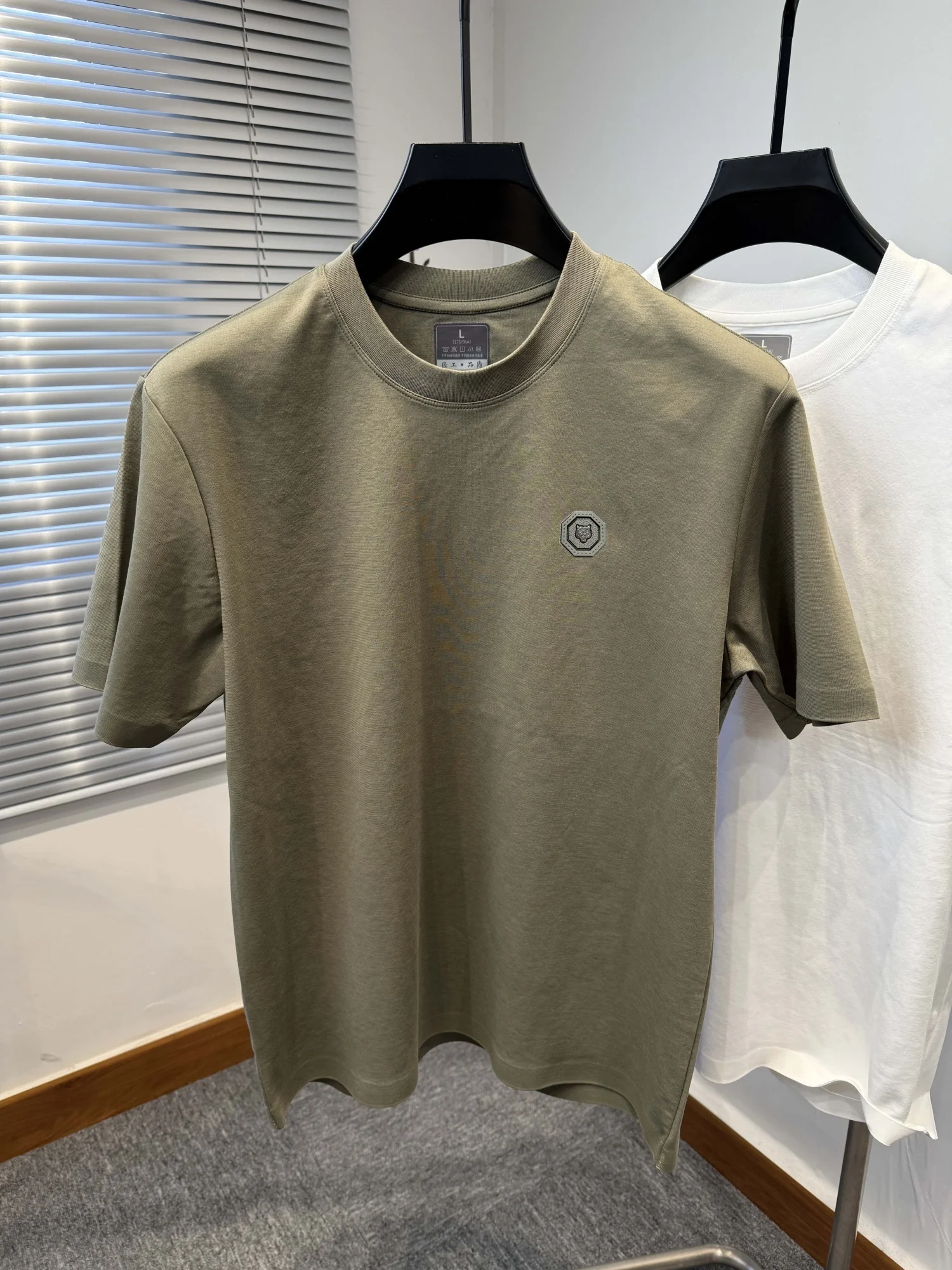 Summer Men's Boutique Printed T-Shirt Anti Wrinkle Comfortable Breathable Casual Short-Sleeved Daily Business Sports Top