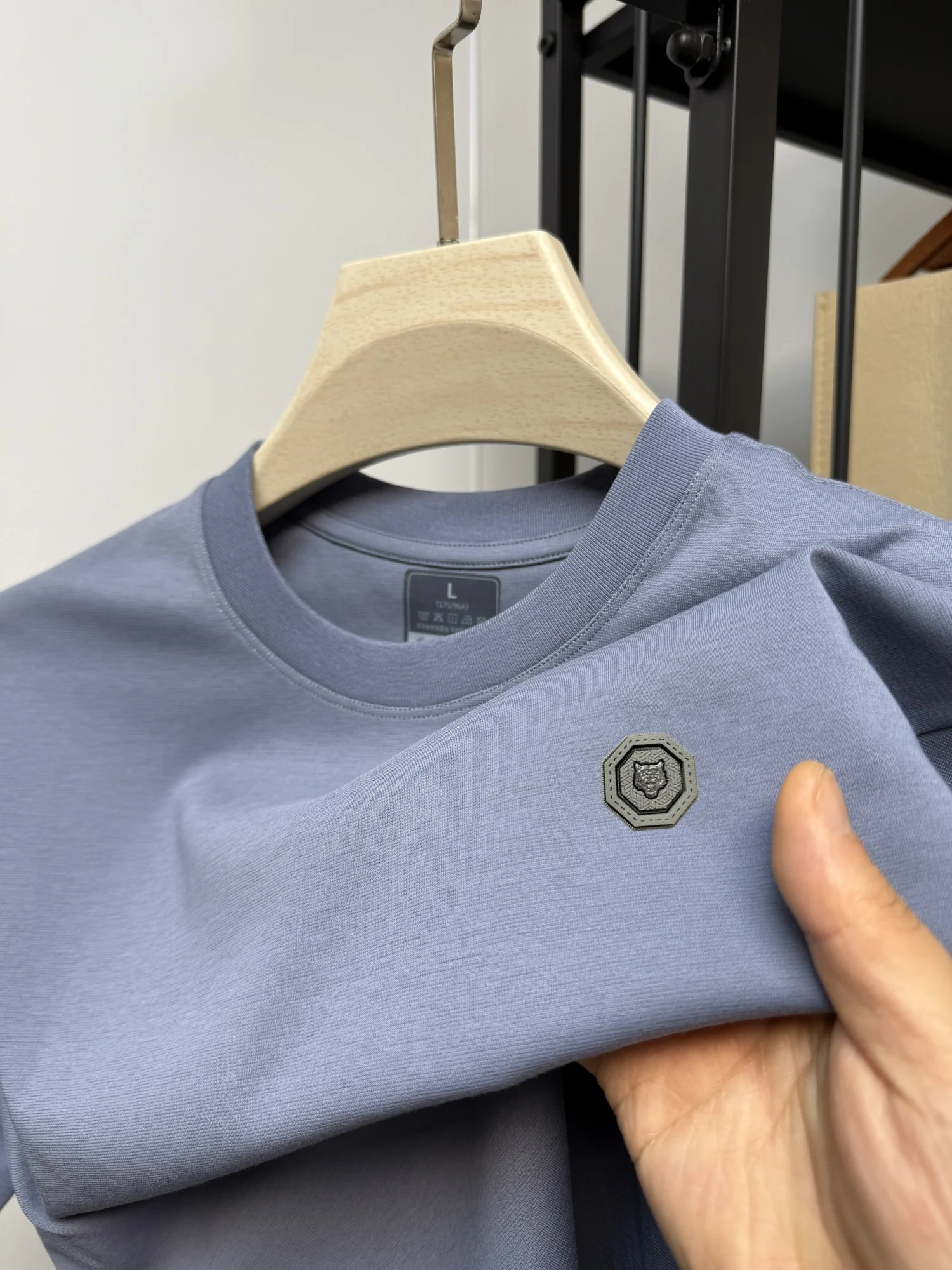 Summer Men's Boutique Printed T-Shirt Anti Wrinkle Comfortable Breathable Casual Short-Sleeved Daily Business Sports Top