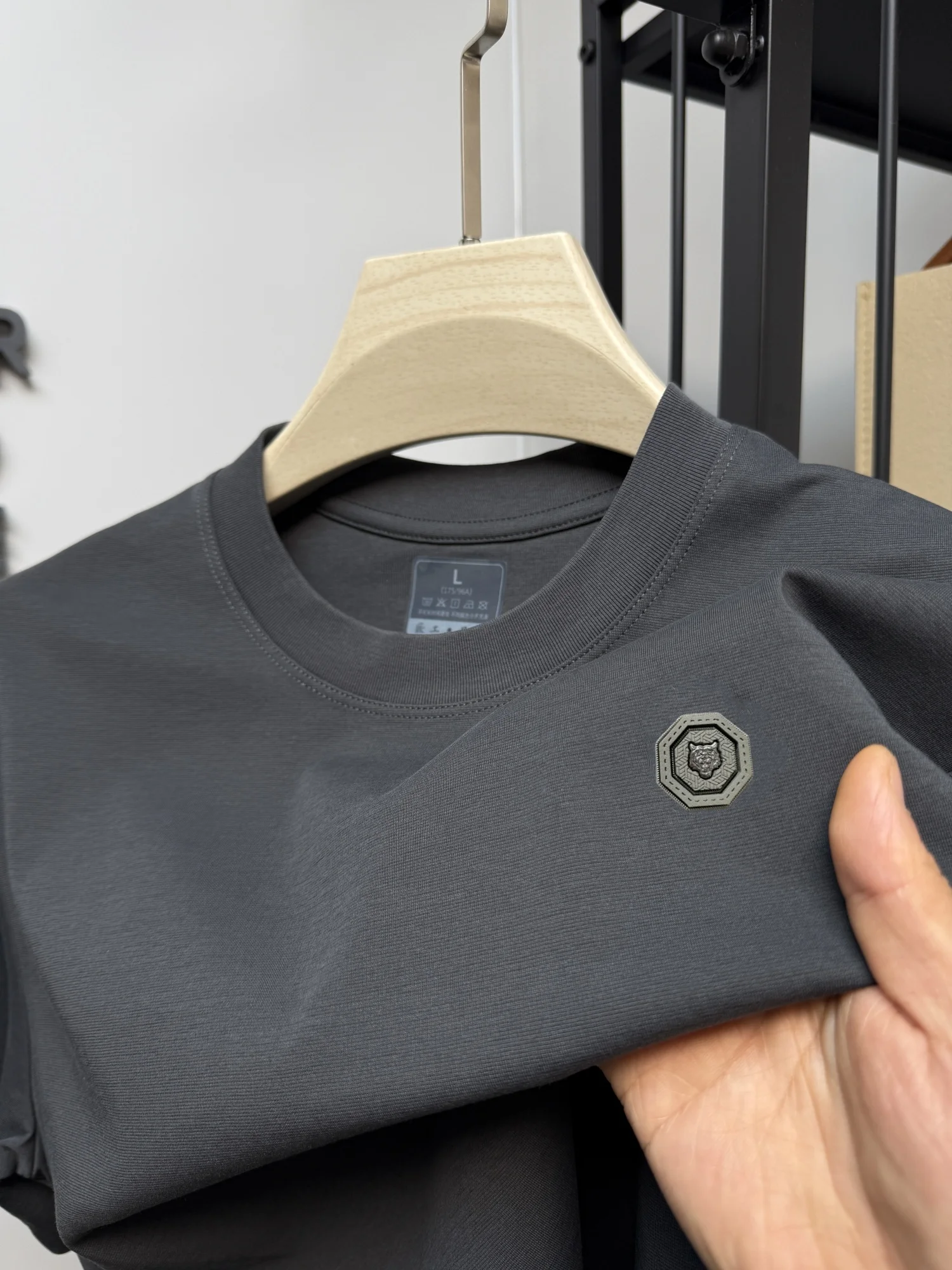 Summer Men's Boutique Printed T-Shirt Anti Wrinkle Comfortable Breathable Casual Short-Sleeved Daily Business Sports Top