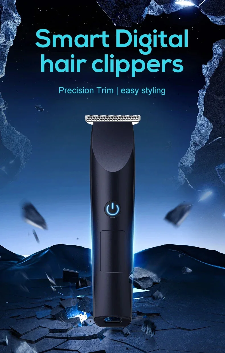 2026 Best-Selling Electric Hair Clipper With Adjustable Cutter Head, USB Charging Design For Trimming Hair And Beard, Cordless B