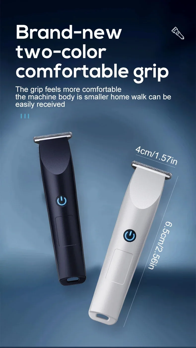 2026 Best-Selling Electric Hair Clipper With Adjustable Cutter Head, USB Charging Design For Trimming Hair And Beard, Cordless B