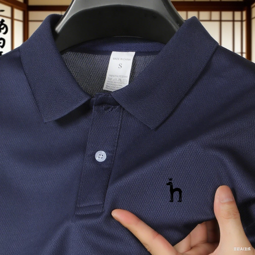 High End Brand Men's Short Sleeved Polo Shirt, Summer Fashion Hot Selling Golf Casual T-Shirt