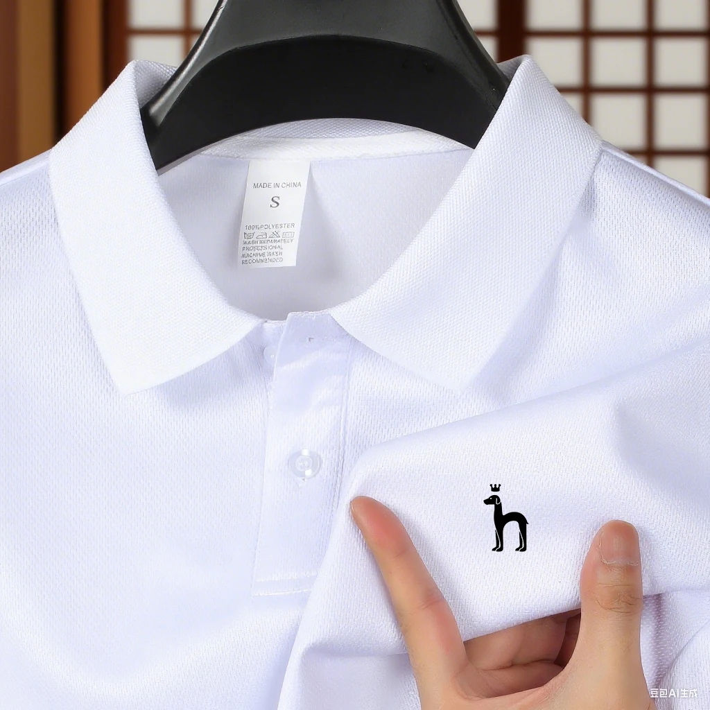 High End Brand Men's Short Sleeved Polo Shirt, Summer Fashion Hot Selling Golf Casual T-Shirt