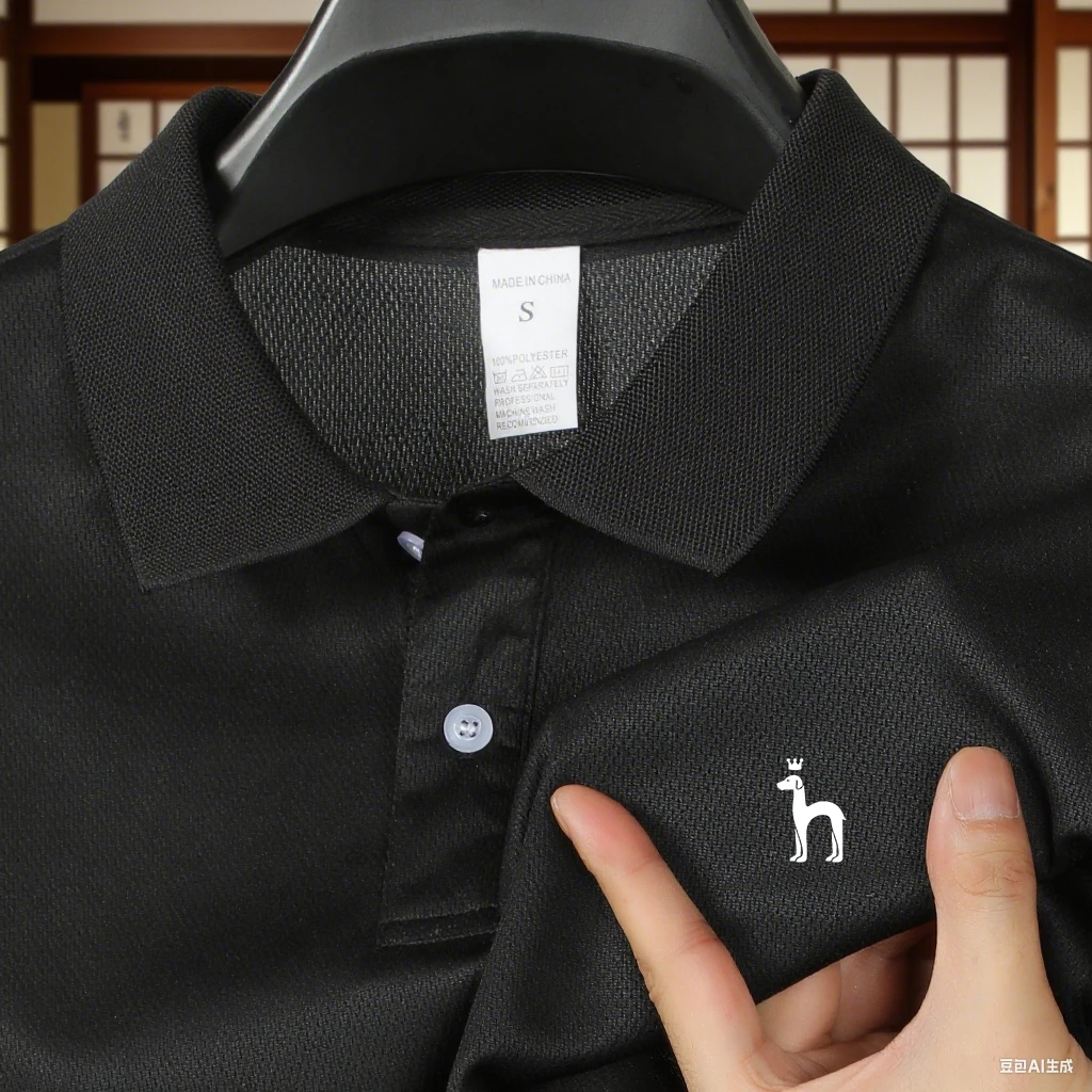 High End Brand Men's Short Sleeved Polo Shirt, Summer Fashion Hot Selling Golf Casual T-Shirt