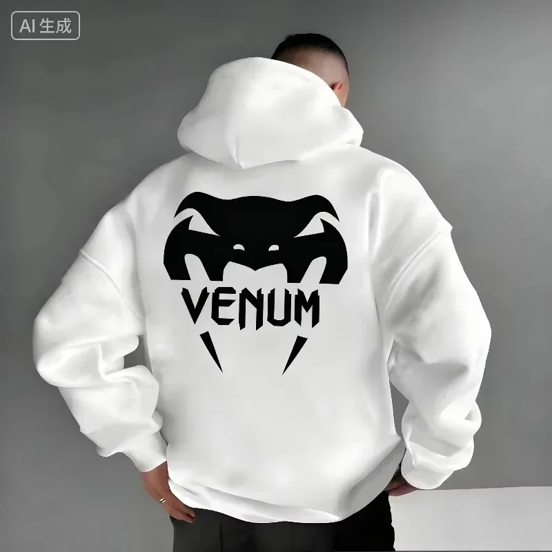 2026 NEw NEw New!  Men's Boxing Sports Hoodie, Warm and Comfortable Casual Hoodie for Autumn and Winter, Fashionable Printed