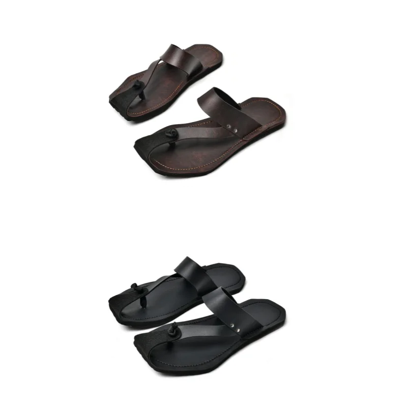 2026 New Summer Men'S Sandals Breathable Simple And Comfortable Slippers Self Created Handmade Suitable For Casual Wearing