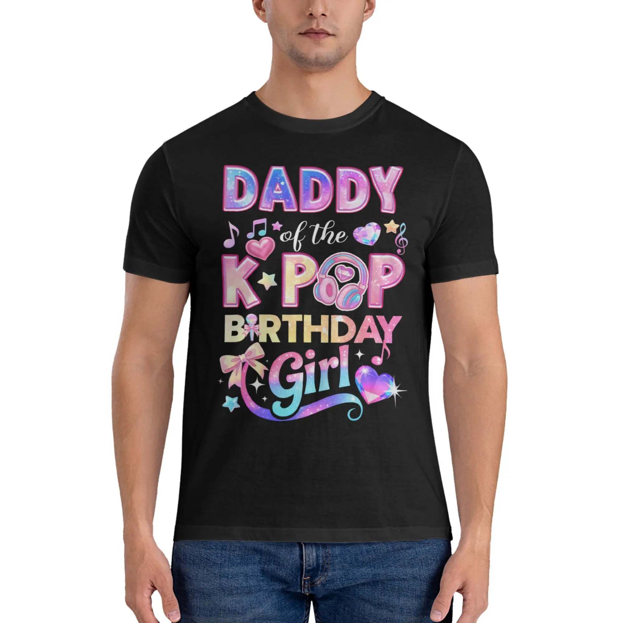 1 Piece KPop Girls Graphic Funny 100% Cotton T-Shirt KPop Birthday Gift Tees Tops For Men