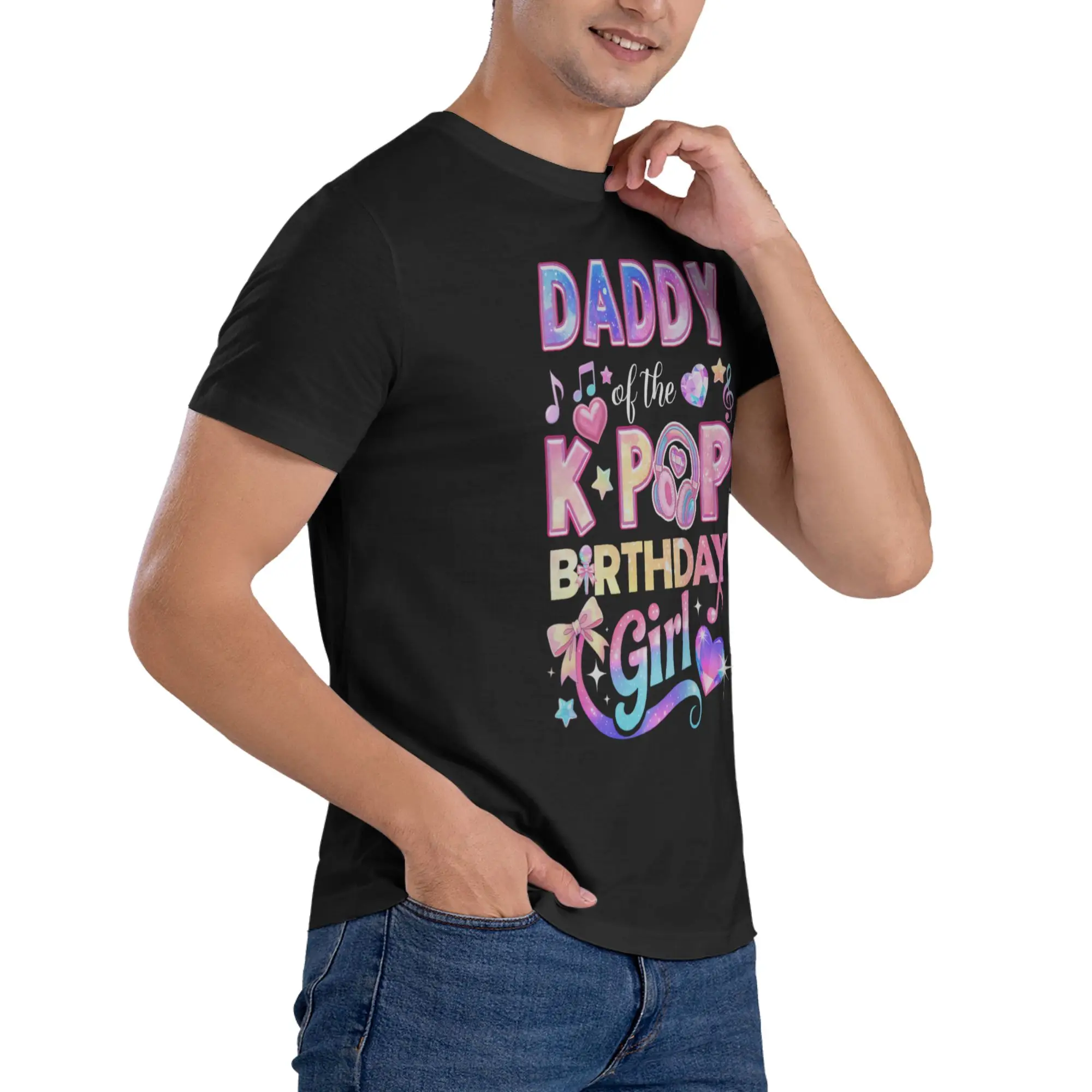 1 Piece KPop Girls Graphic Funny 100% Cotton T-Shirt KPop Birthday Gift Tees Tops For Men