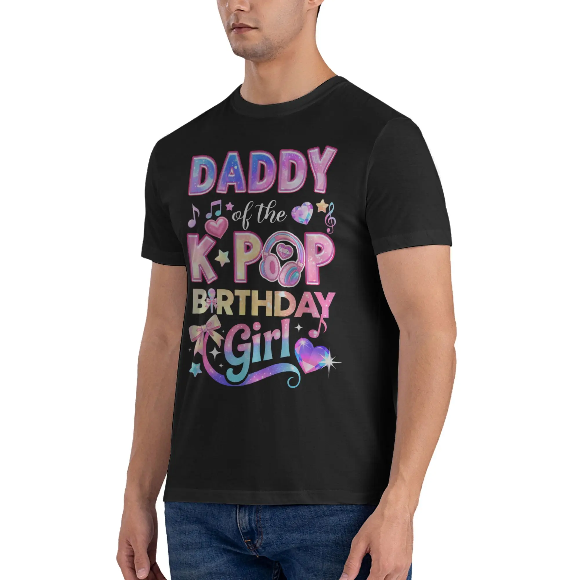 1 Piece KPop Girls Graphic Funny 100% Cotton T-Shirt KPop Birthday Gift Tees Tops For Men