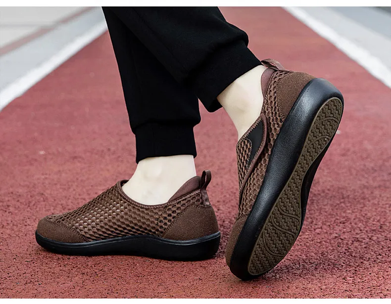 Popular Casual Men's Orthopedics Wide Feet Swollen Shoes Thumb Eversion Adjusting Soft Comfortable Diabetic Shoes Walking Shoes