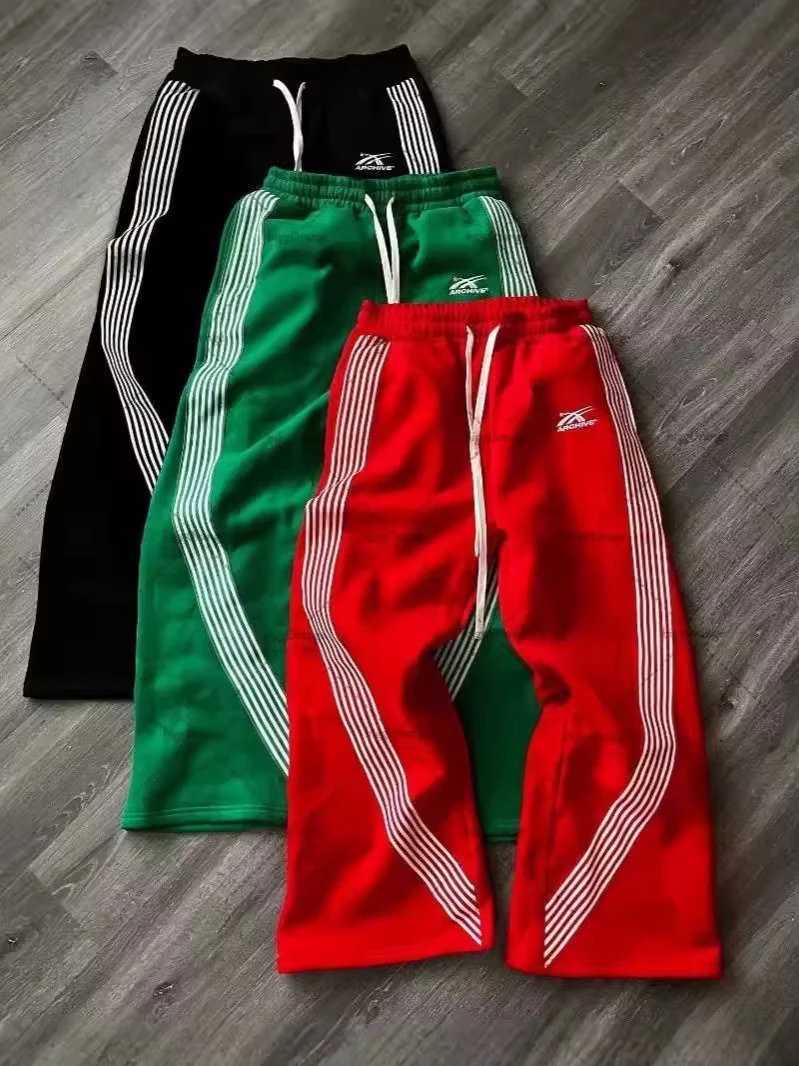 Gray Slacks With Camouflage Features For Men's Women's And Kids Advanced Jogging Drawstring Multi-color Sweatpants