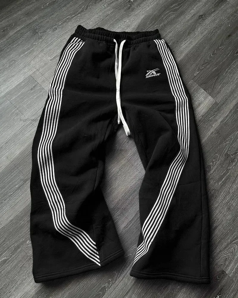 Gray Slacks With Camouflage Features For Men's Women's And Kids Advanced Jogging Drawstring Multi-color Sweatpants