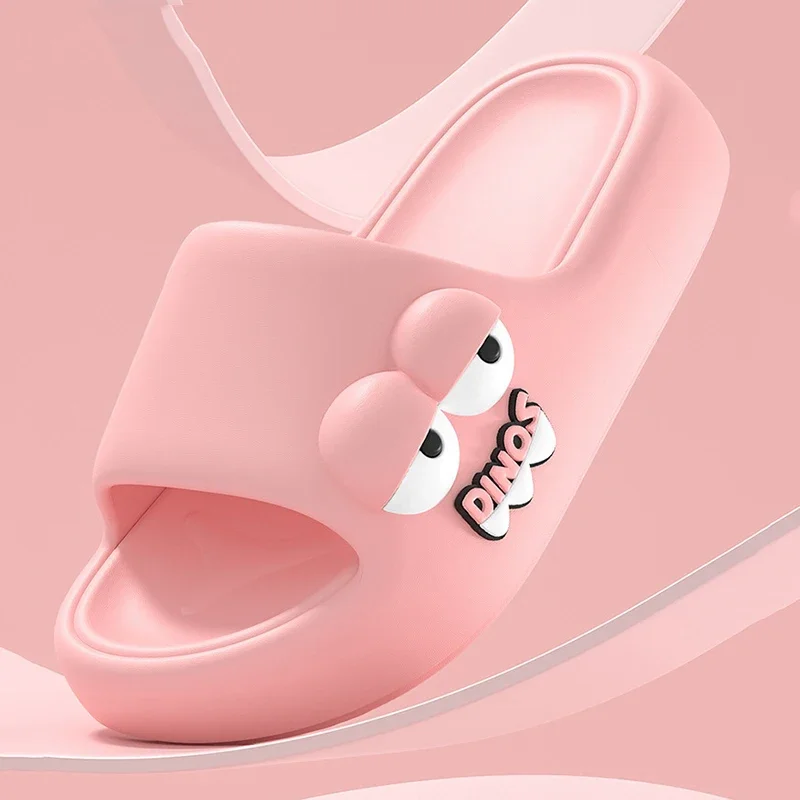 YNPO Cartoon EVA Platform Cloud Slippers Women 2026 Plus Size 45 Thick Bottom Home Slides Woman Anti Slip Summer Couple Slippers