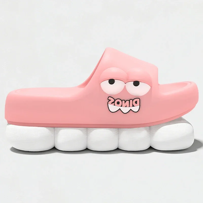 YNPO Cartoon EVA Platform Cloud Slippers Women 2026 Plus Size 45 Thick Bottom Home Slides Woman Anti Slip Summer Couple Slippers