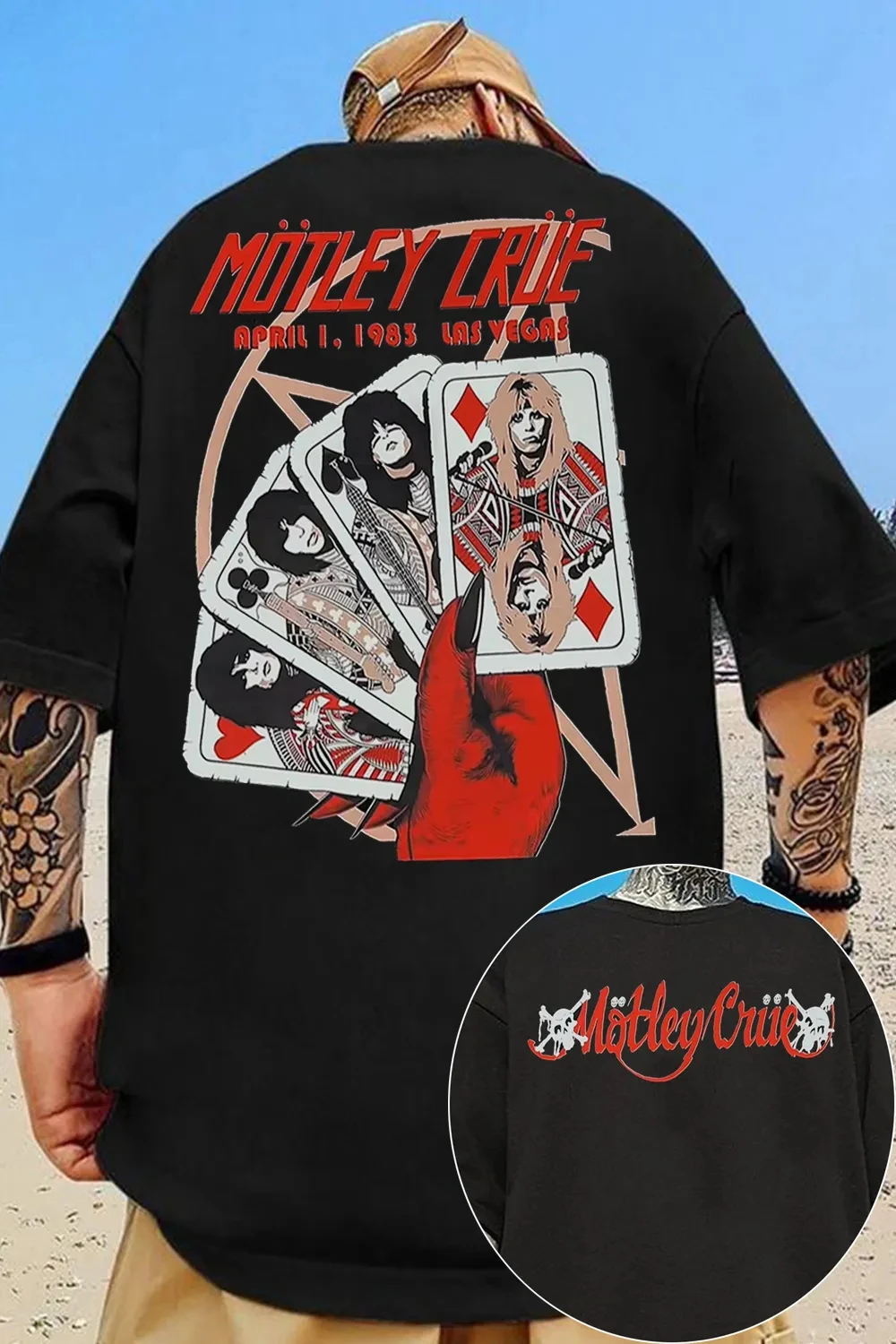 Retro 2026 Motley Crue Band Graphic TShirt Mens Womens Cotton Tee Summer Casual Short Sleeve Round Neck Clothing Loose