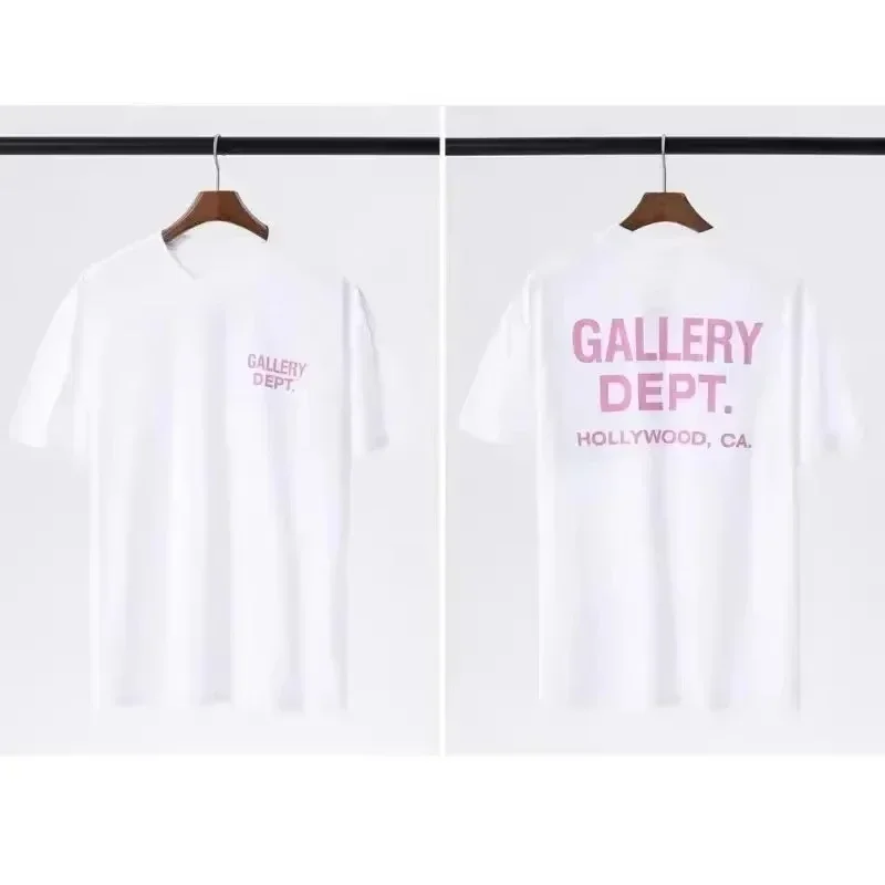 2026 new New trendy fashionable cotton high-quality hip-hop letter-print T-shirt - summer extended version top - streetwear