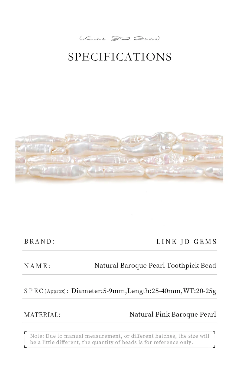 Natural Baroque Freshwater Pearl Loose Beads Irregular High Luster Drilled Pearls for DIY Jewelry Making Necklace Earring
