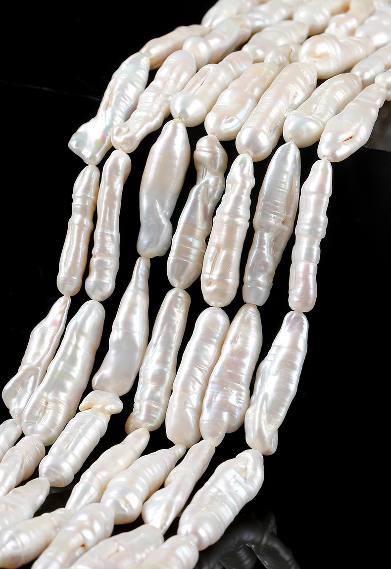 Natural Baroque Freshwater Pearl Loose Beads Irregular High Luster Drilled Pearls for DIY Jewelry Making Necklace Earring