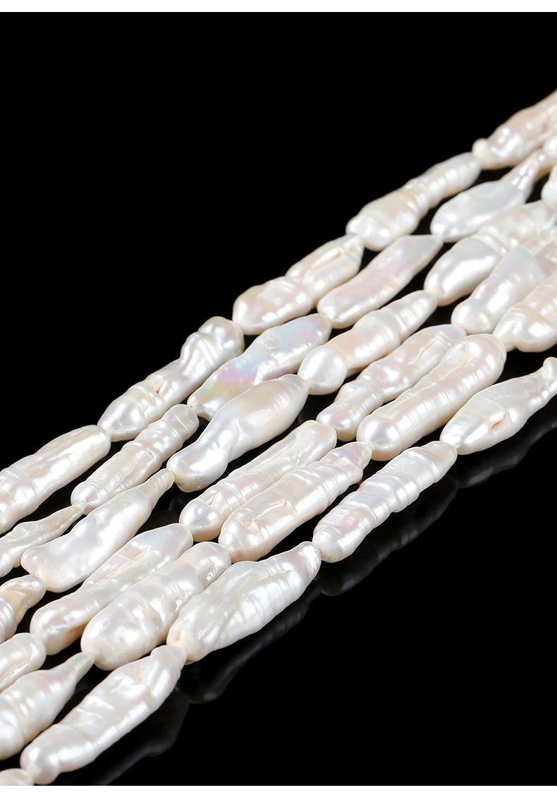 Natural Baroque Freshwater Pearl Loose Beads Irregular High Luster Drilled Pearls for DIY Jewelry Making Necklace Earring