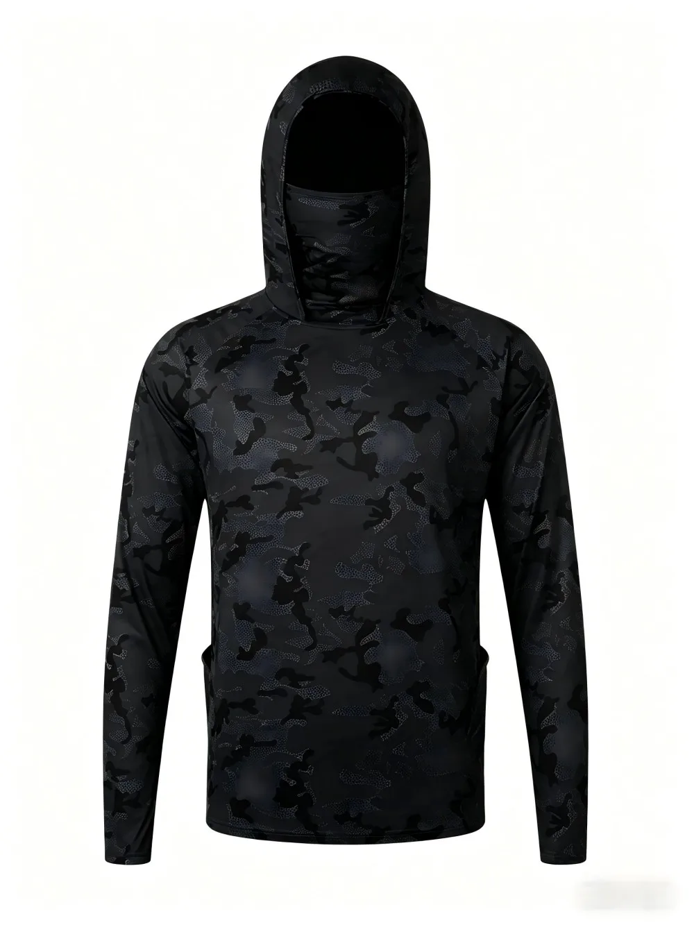 European and American Men's Summer Camouflage Print Comfortable Breathable Long Sleeved T-Shirt Fishing Suit Outdoor Casual Top