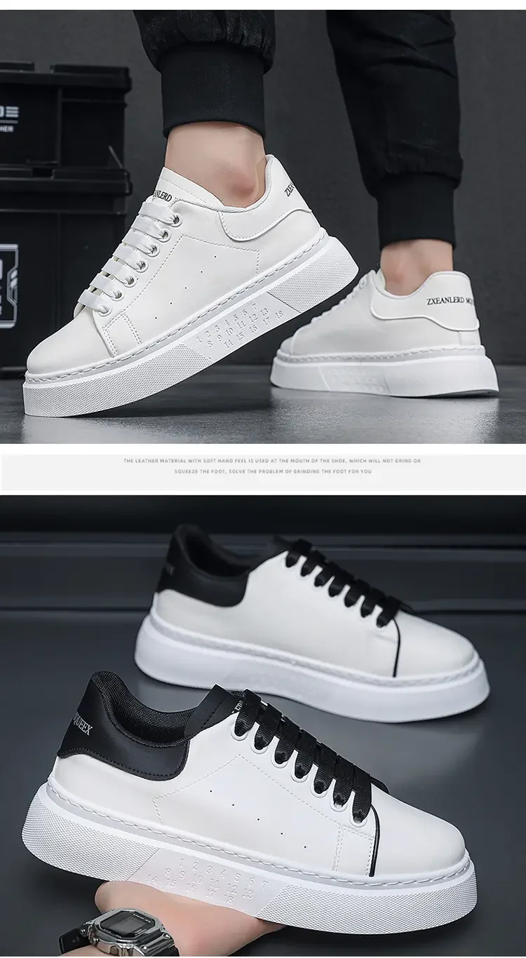 New Men's Sneakers Fashion Trend Woman Casual Shoes Thick Soled Increased Comfort Soft Soled Running Shoes Zapatos Para Hombres