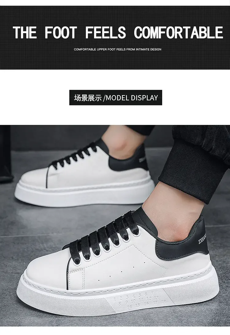 New Men's Sneakers Fashion Trend Woman Casual Shoes Thick Soled Increased Comfort Soft Soled Running Shoes Zapatos Para Hombres