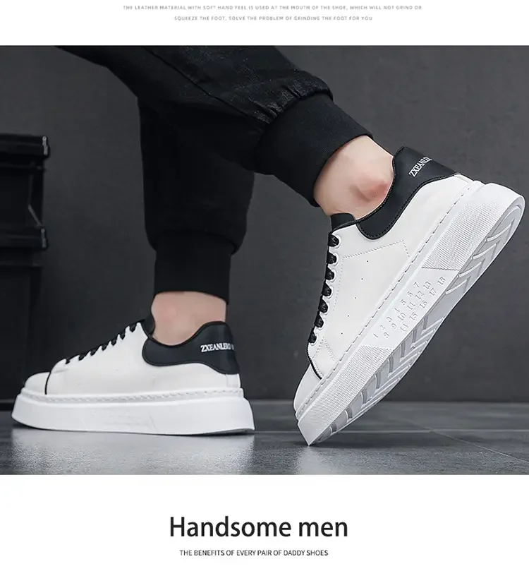 New Men's Sneakers Fashion Trend Woman Casual Shoes Thick Soled Increased Comfort Soft Soled Running Shoes Zapatos Para Hombres