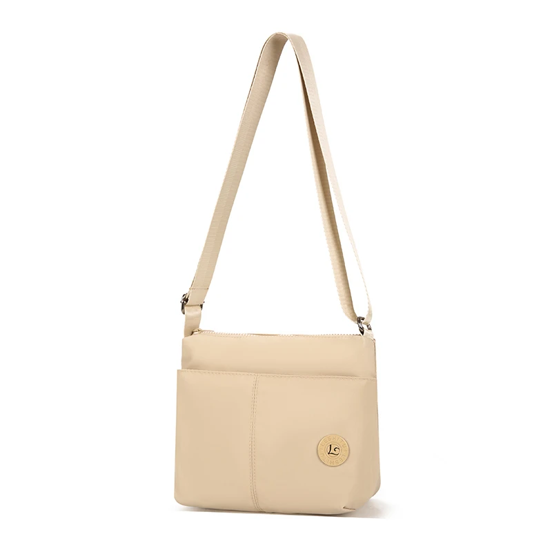 Women's Crossbody Bag Lightweight Waterproof Nylon Minimalist Multi-Pocket Shoulder Purse for Travel Daily Commute Ins Style